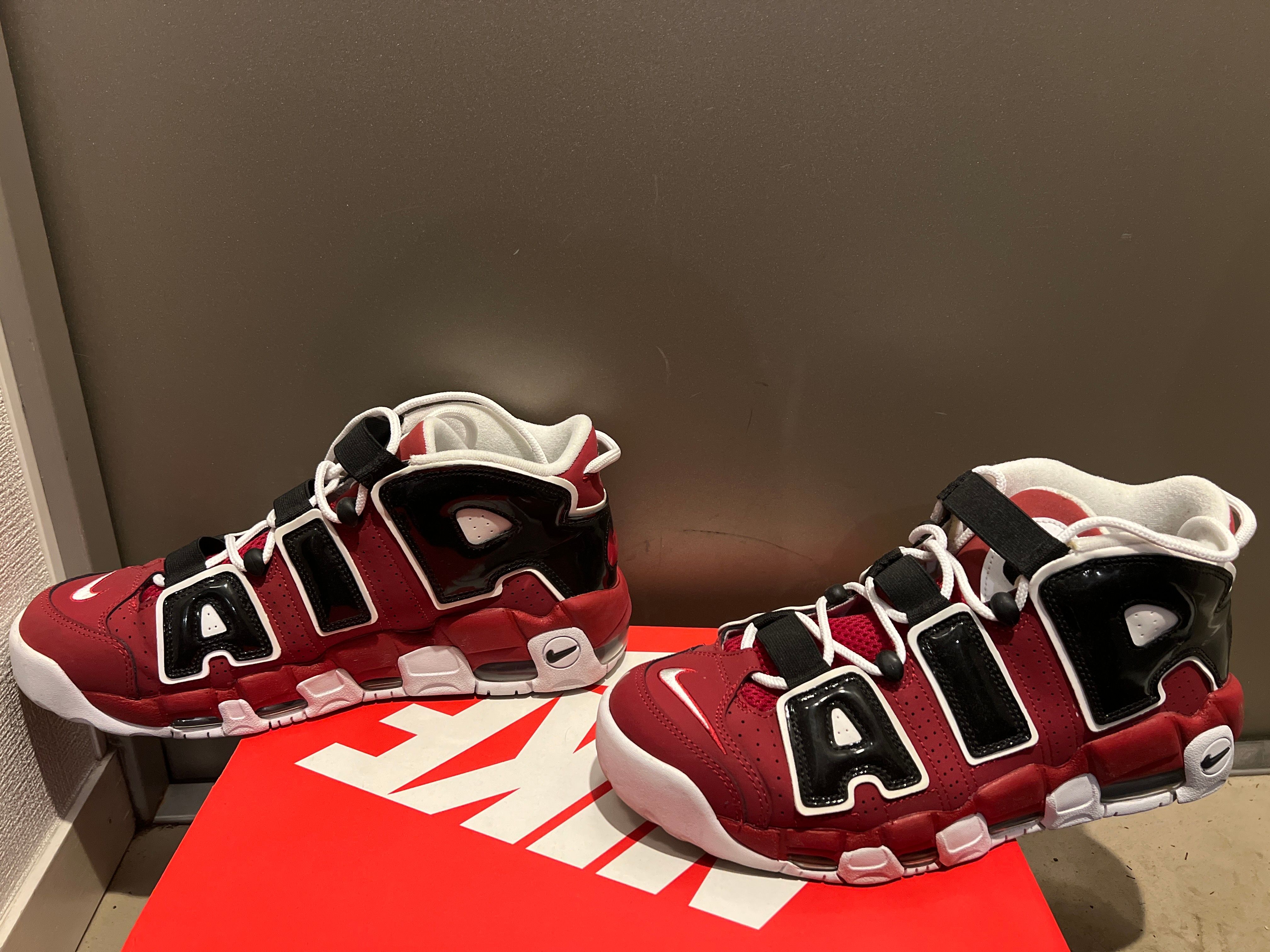 Nike Air More Uptempo ’96 "Black and Varsity Red" (2021)