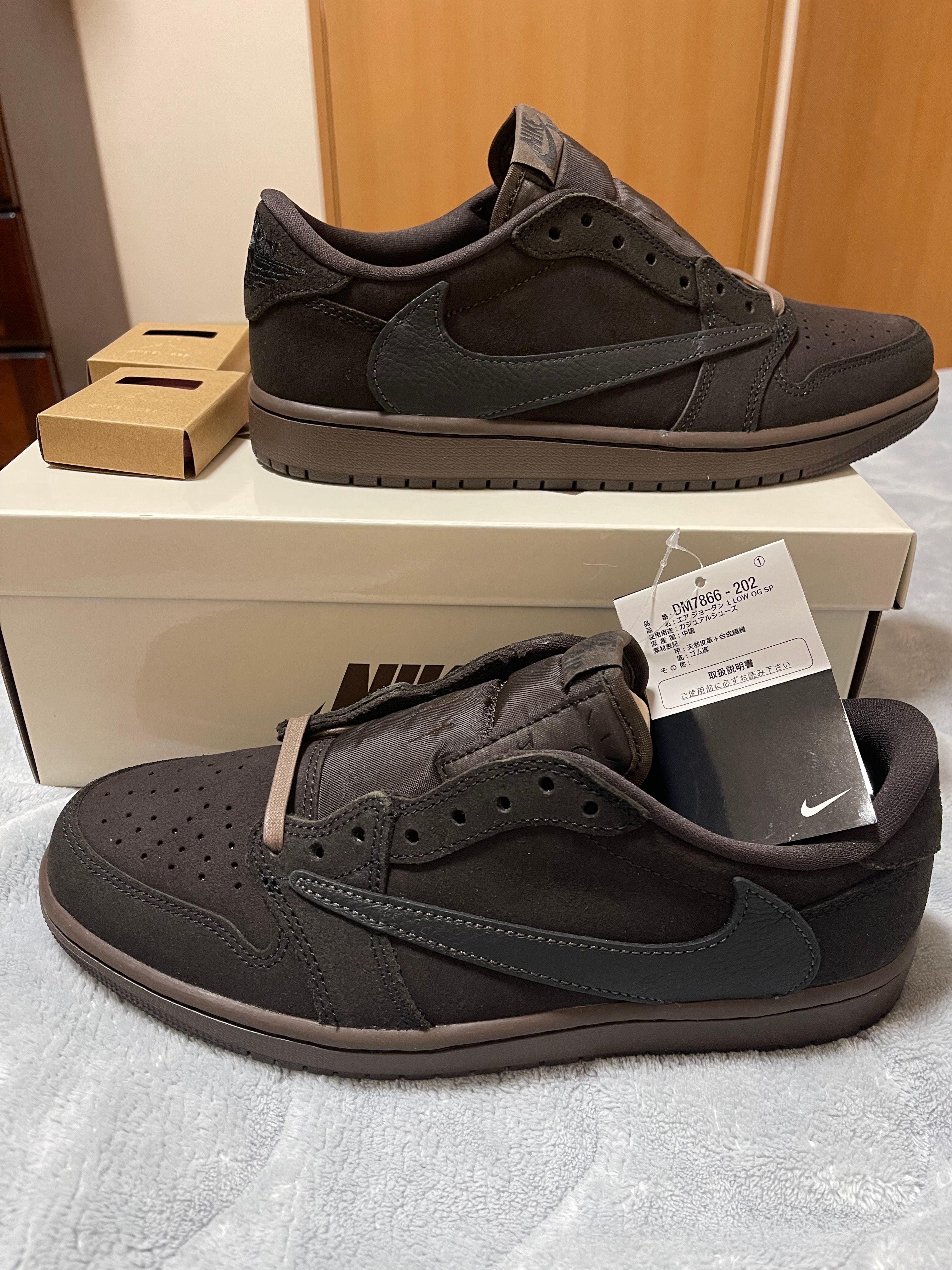 Travis Scott × Nike Air Jordan 1 Low OG SP "Velvet Brown and Dark Mocha"