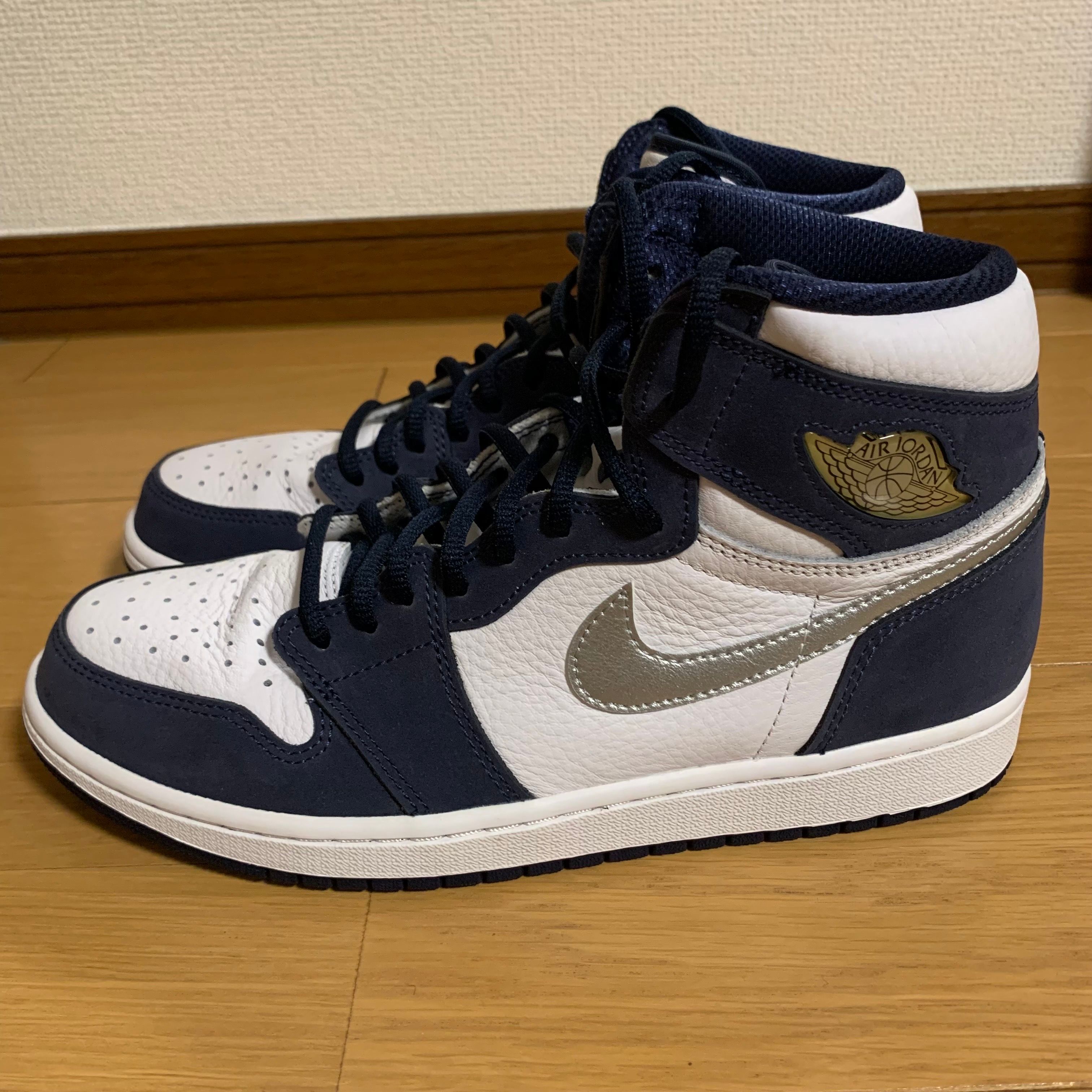 Nike Air Jordan 1 High OG CO.JP "White/Midnight Navy" (2020)(ブリーフケースなし)