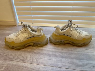 BALENCIAGA TRIPLE S CLEAR SOLE "WHITE"