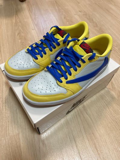 Travis Scott × Nike Women's Air Jordan 1 Retro Low OG "Canary"