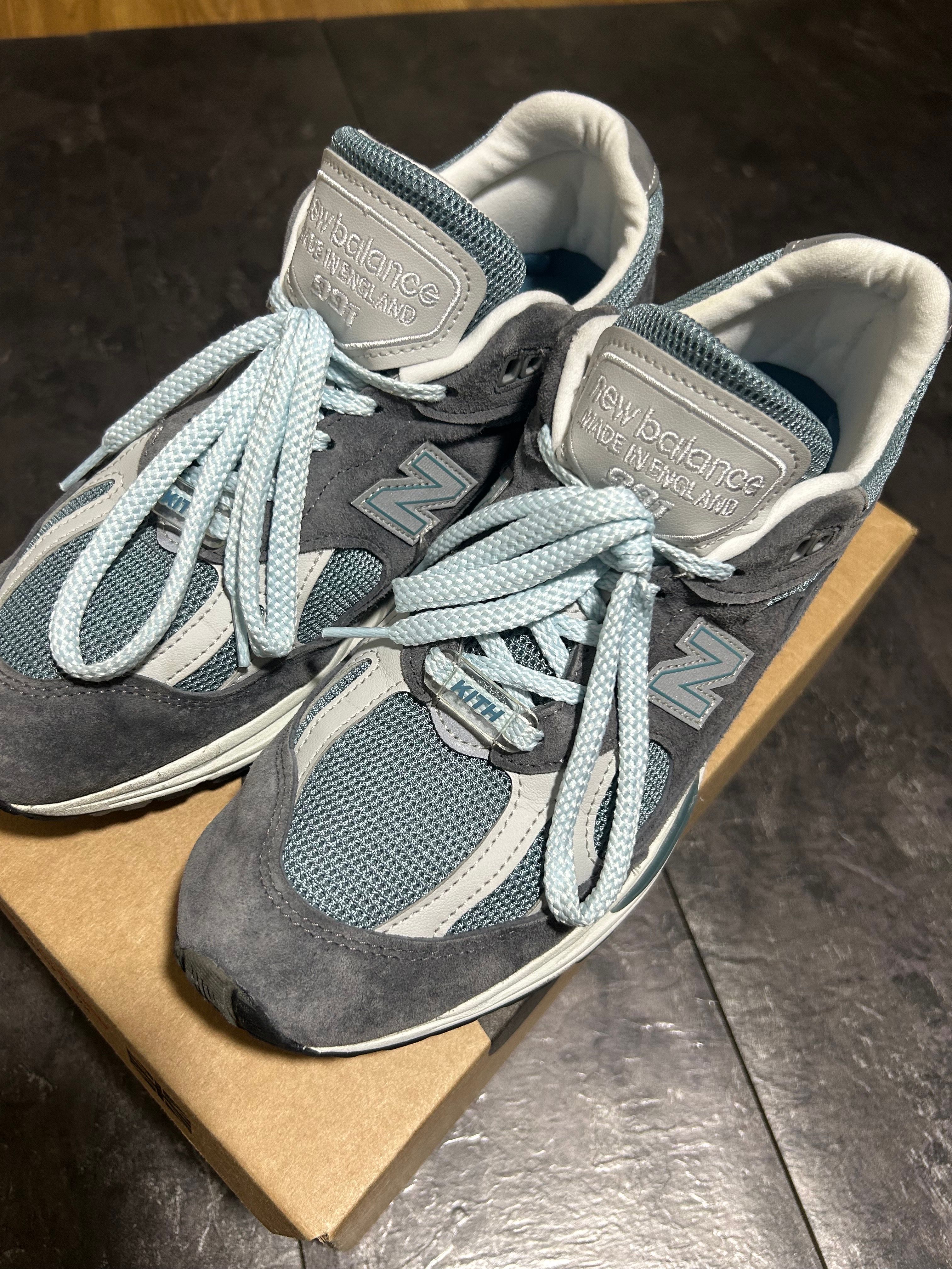 KITH × New Balance 991V2 "Asphalt/Lead/Oyster Mushroom"