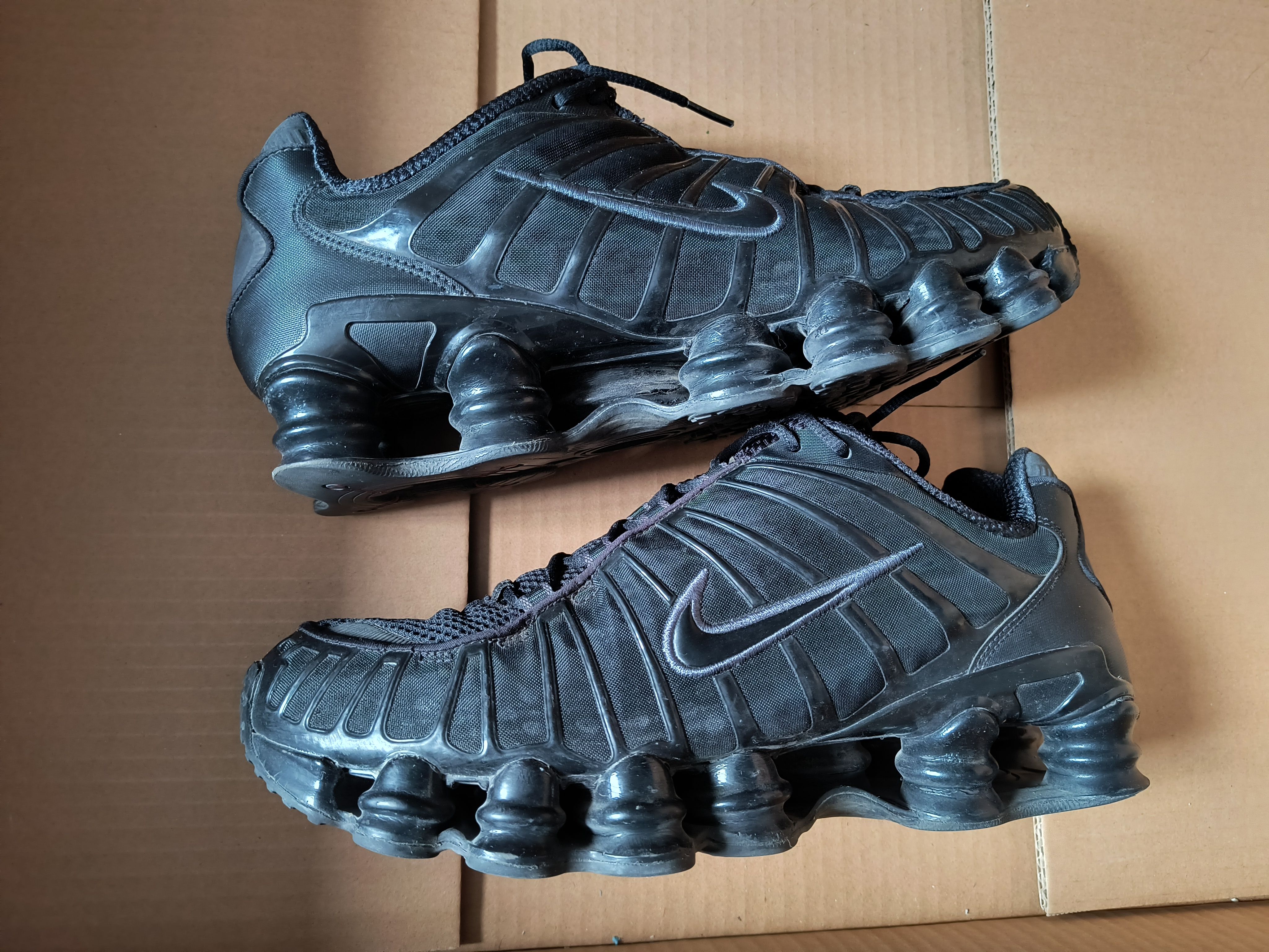 Nike Shox TL "Black/Metallic Hematite/Max Orange/Black"