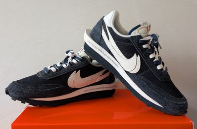 Fragment × sacai × Nike LD Waffle "Blackended Blue"