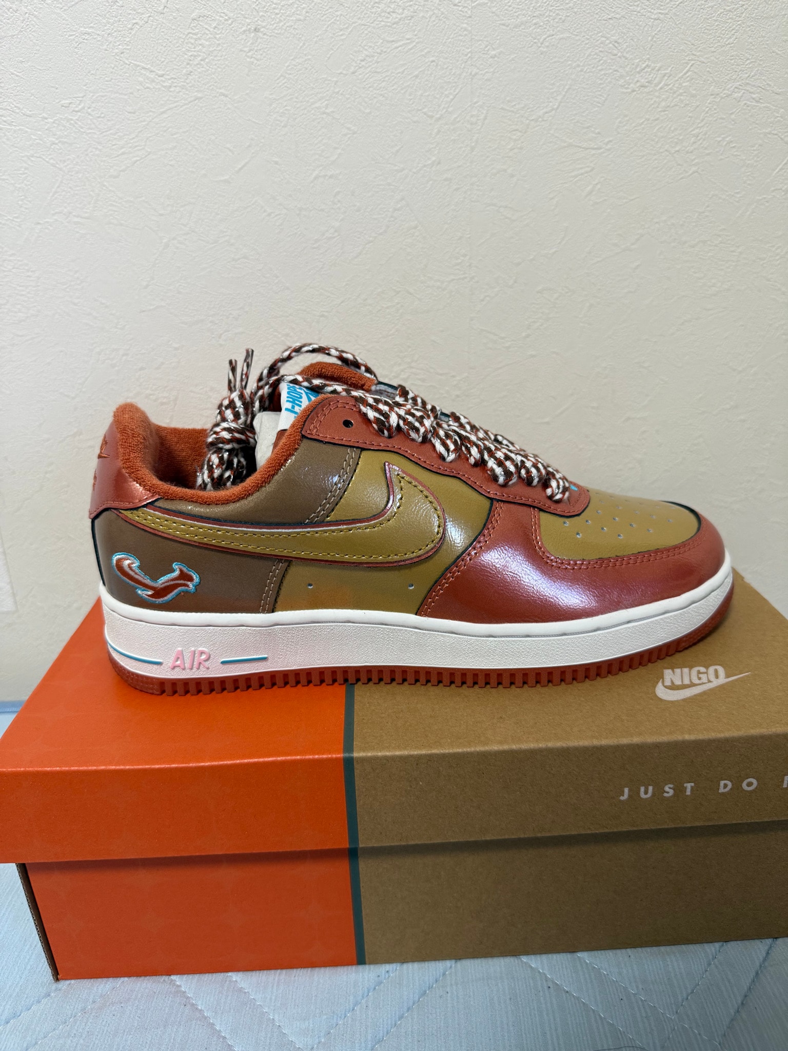 NIGO® × j-hope (BTS) × Nike Air Force 1 '01 Low "Burnt Sunrise"