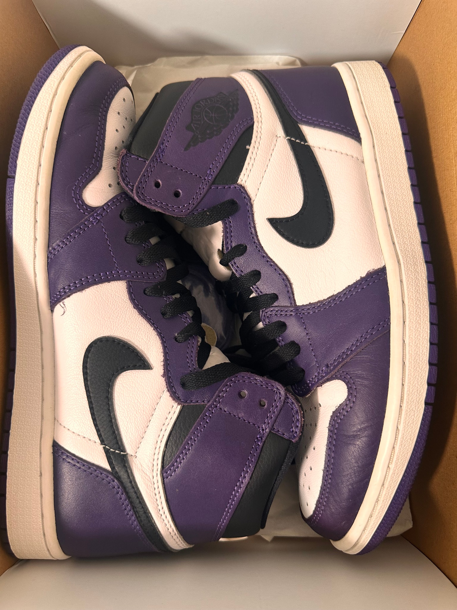 Nike Air Jordan 1 Retro High OG "Court Purple/White/Black" (2020)