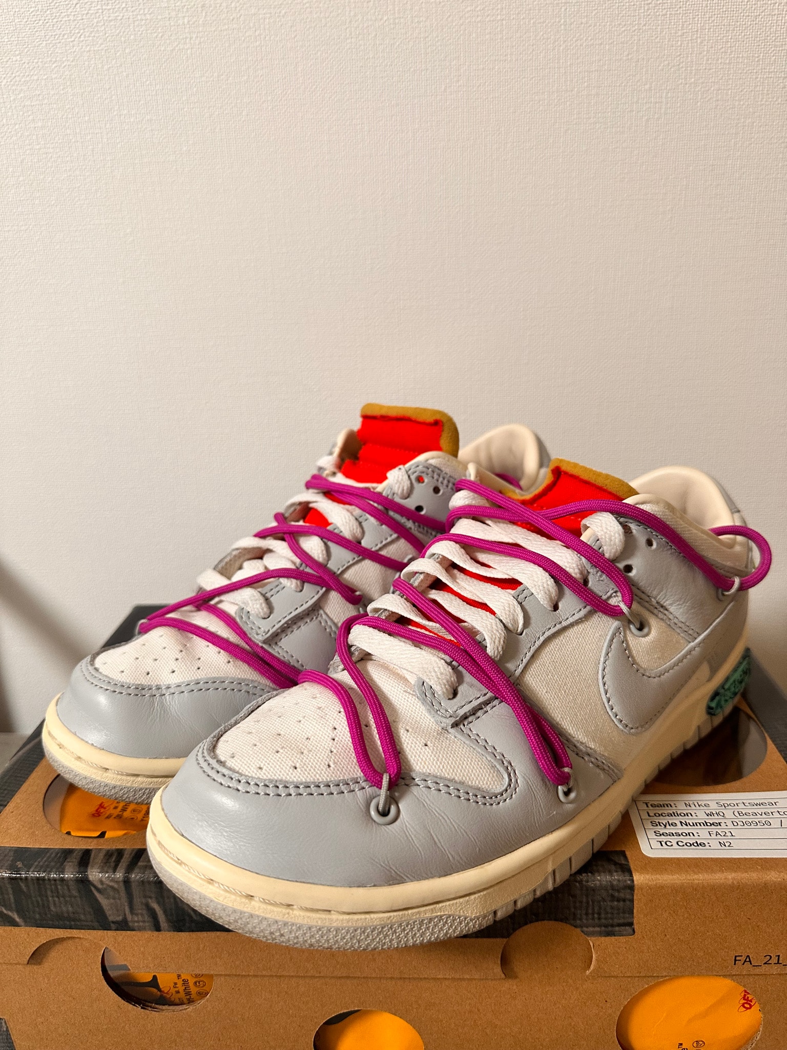 Off-White × Nike Dunk Low 1 of 50 "Lot.45"