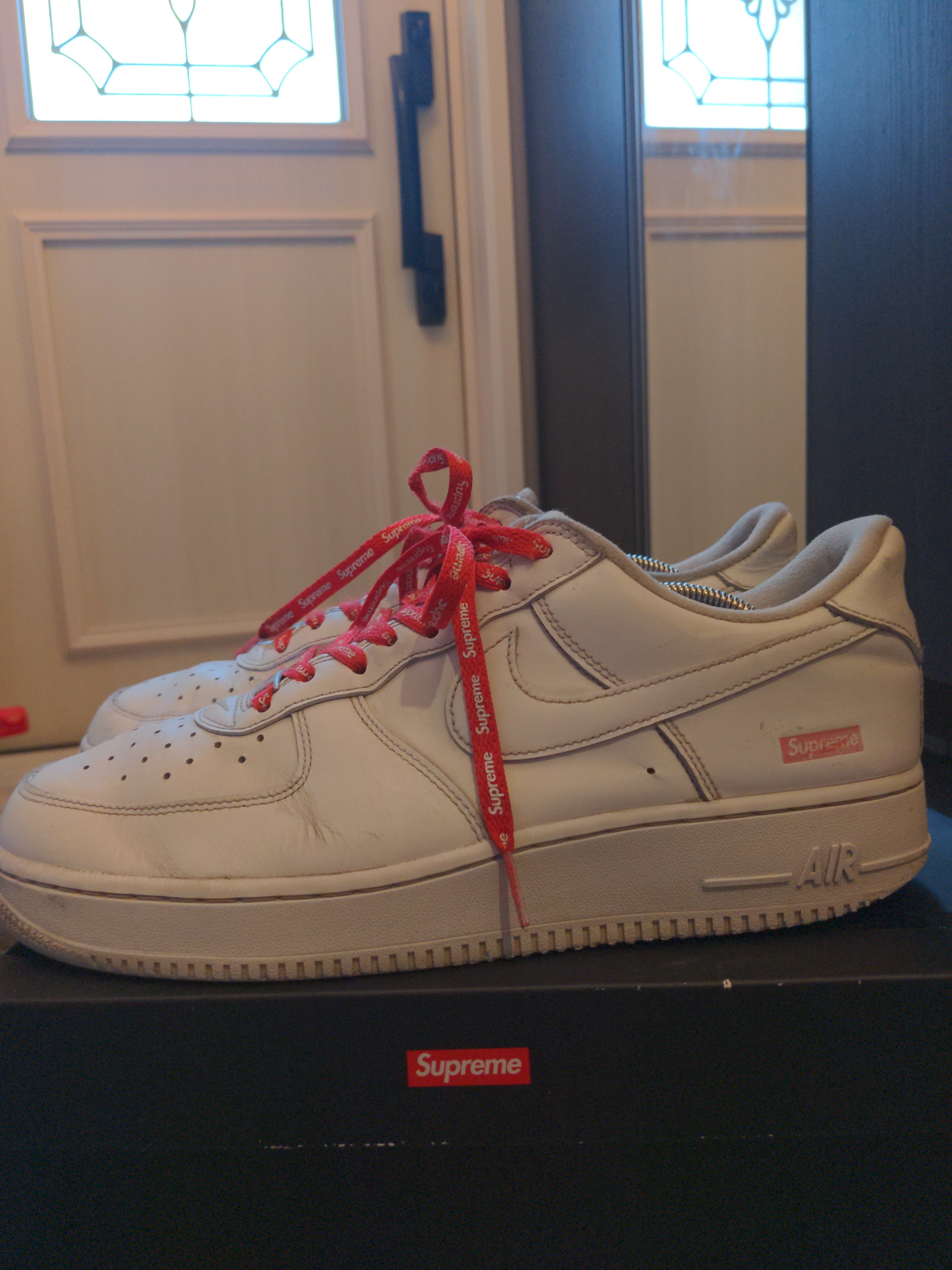 Supreme × Nike Air Force 1 Low "White"
