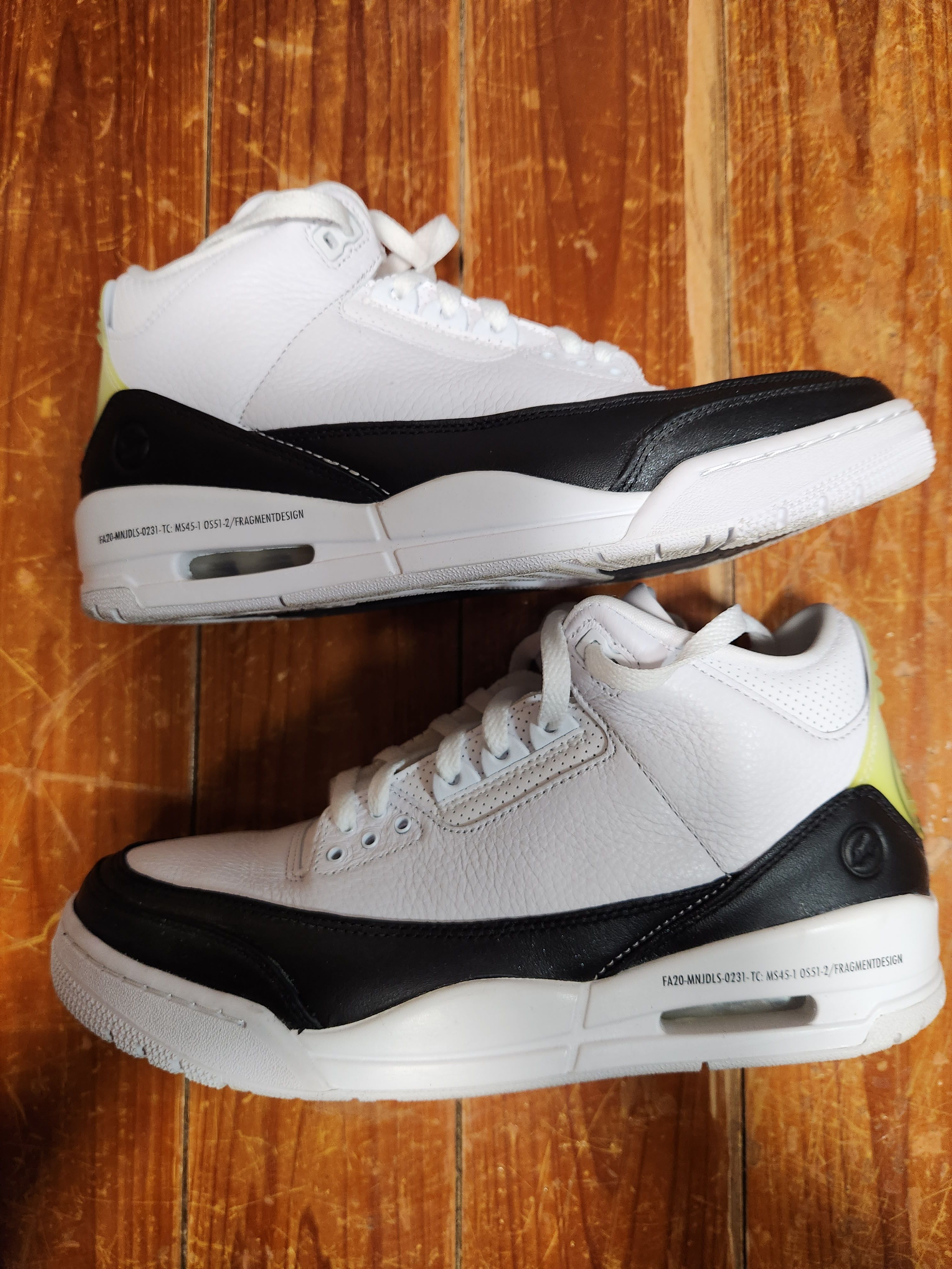 Fragment × Nike Air Jordan 3 "White/Black"