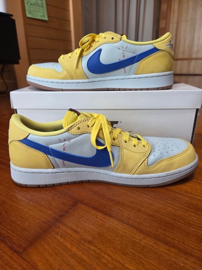Travis Scott × Nike Women's Air Jordan 1 Retro Low OG "Canary"