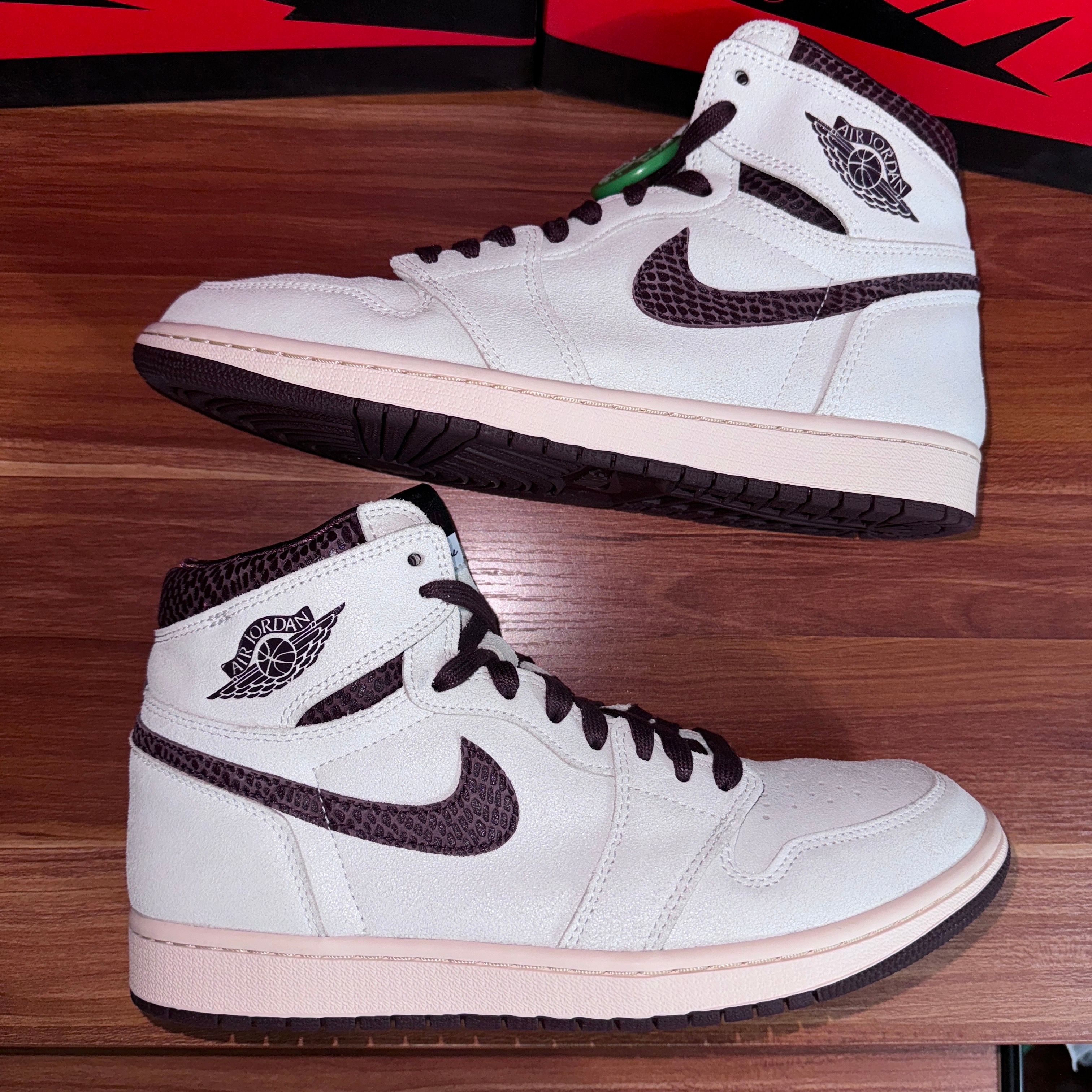 A Ma Maniere × Nike Air Jordan 1 Retro High OG "Sail and Burgundy"
