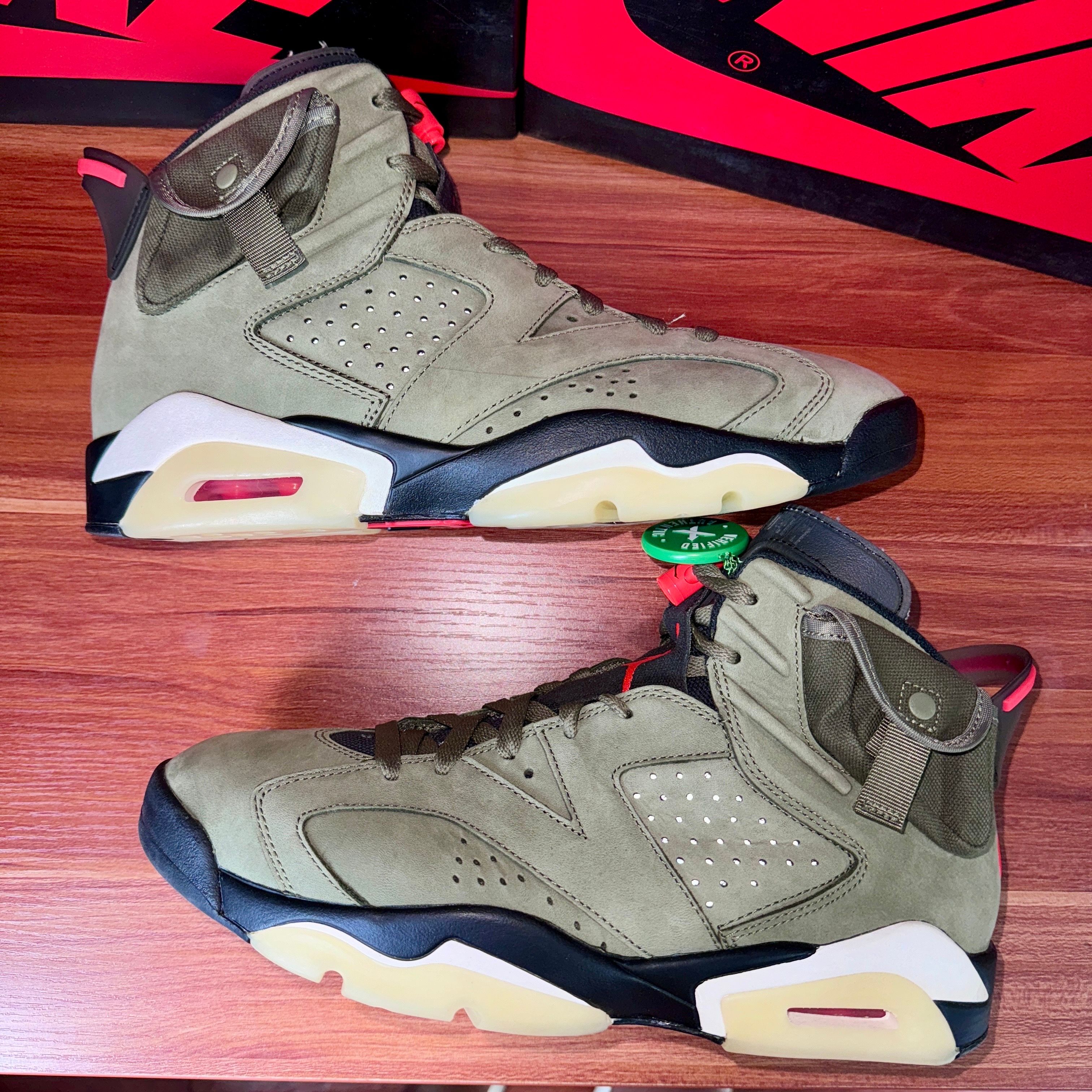 Travis Scott × Nike Air Jordan 6 Retro "Medium Olive"