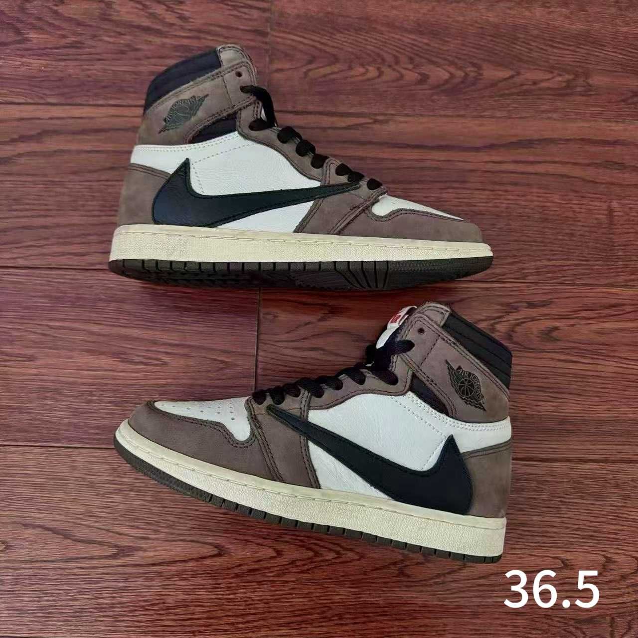 Travis Scott × Nike Air Jordan 1 Retro High OG TS SP "Sail/Dark Mocha"