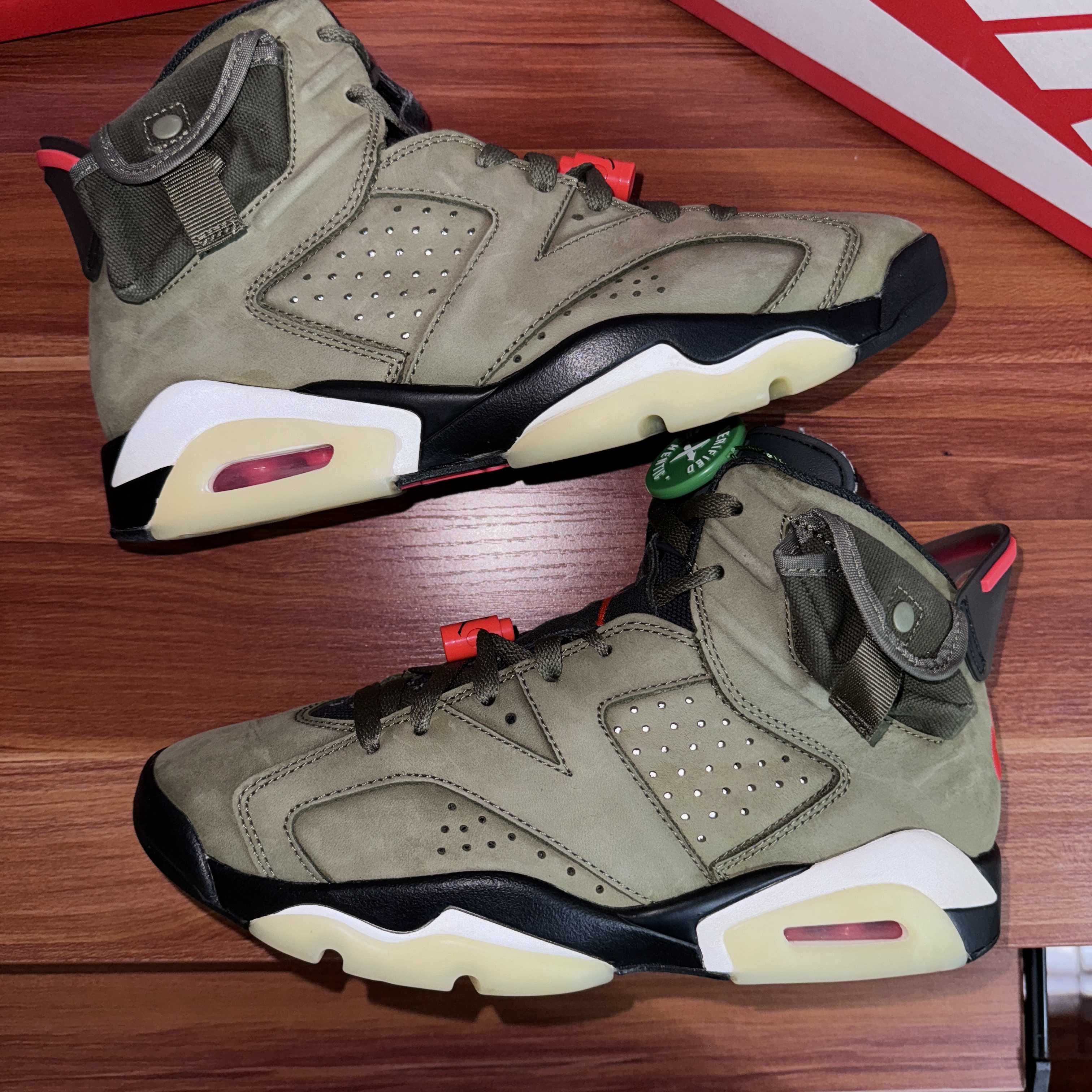 Travis Scott × Nike Air Jordan 6 Retro "Medium Olive"