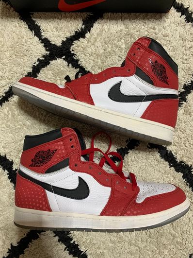 Spiderman × Nike Air Jordan 1 Origin Story "Gym Red/White/Photo Blue/Black"