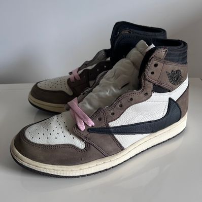 Travis Scott × Nike Air Jordan 1 Retro High OG TS SP "Sail/Dark Mocha"