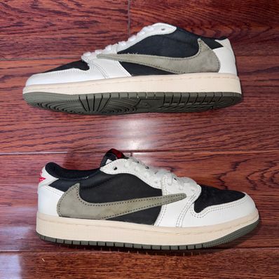 Travis Scott × Nike Women's Air Jordan 1 Low OG "Medium Olive"