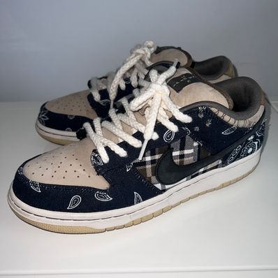 Travis Scott × Nike SB Dunk Low "Black/Parachute Beige"