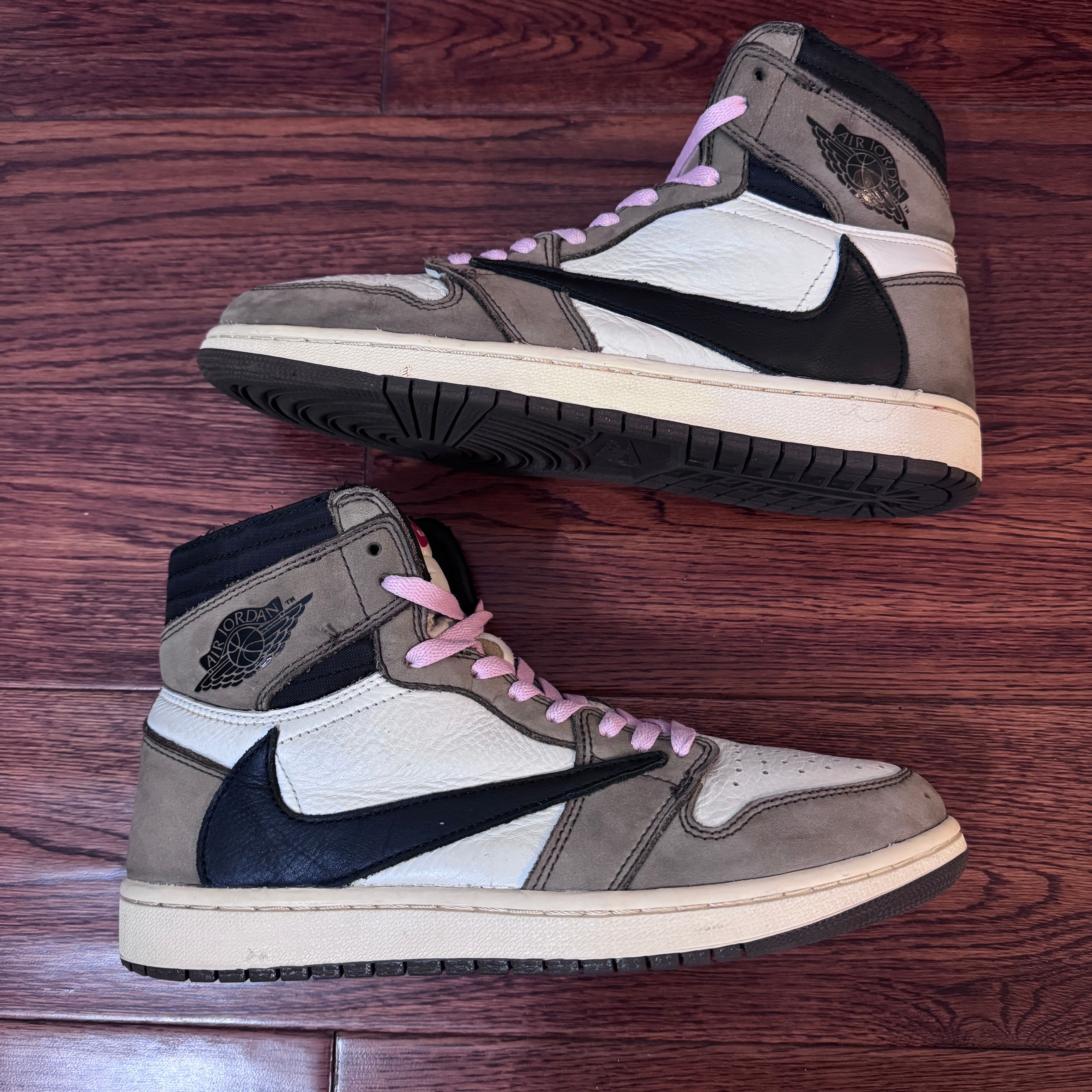 Travis Scott × Nike Air Jordan 1 Retro High OG TS SP "Sail/Dark Mocha"