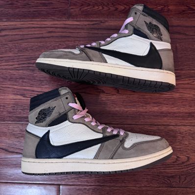 Travis Scott × Nike Air Jordan 1 Retro High OG TS SP "Sail/Dark Mocha"