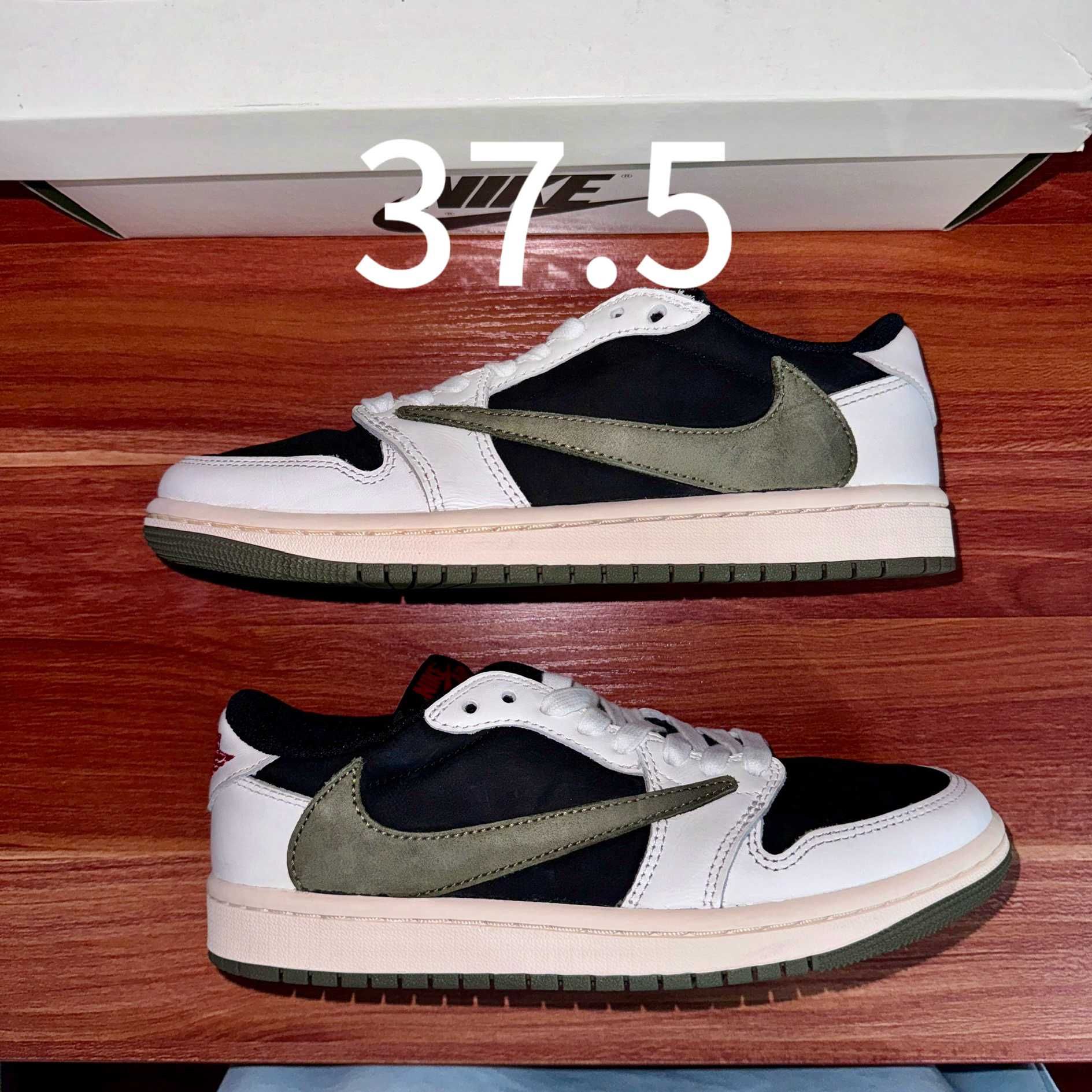Travis Scott × Nike Women's Air Jordan 1 Low OG "Medium Olive"