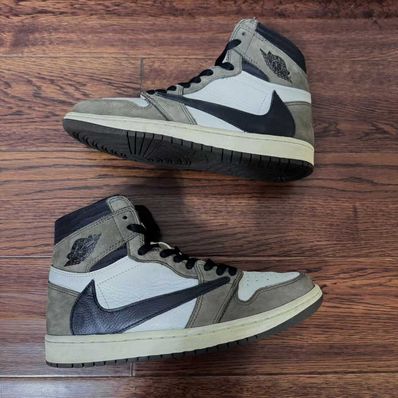 Travis Scott × Nike Air Jordan 1 Retro High OG TS SP "Sail/Dark Mocha"