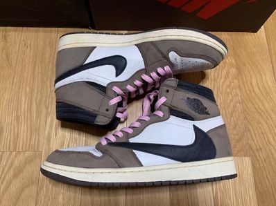 Travis Scott × Nike Air Jordan 1 Retro High OG TS SP "Sail/Dark Mocha"