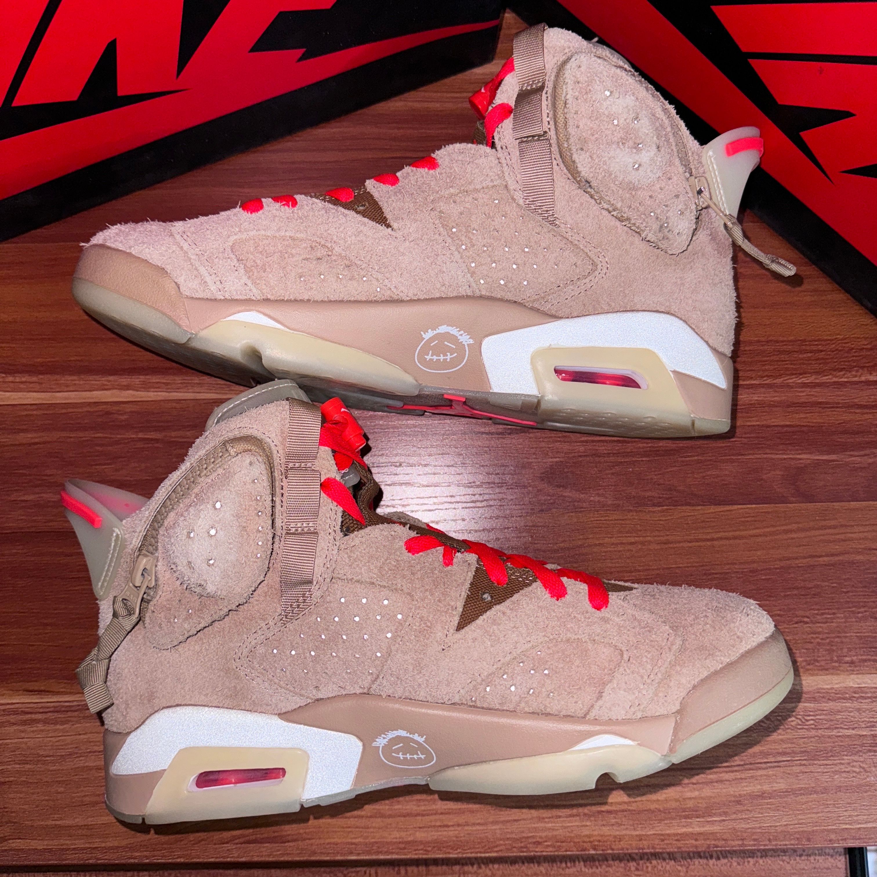 Travis Scott × Nike Air Jordan 6 "British Khaki"