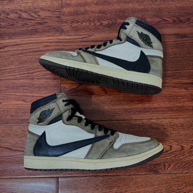 Travis Scott × Nike Air Jordan 1 Retro High OG TS SP "Sail/Dark Mocha"