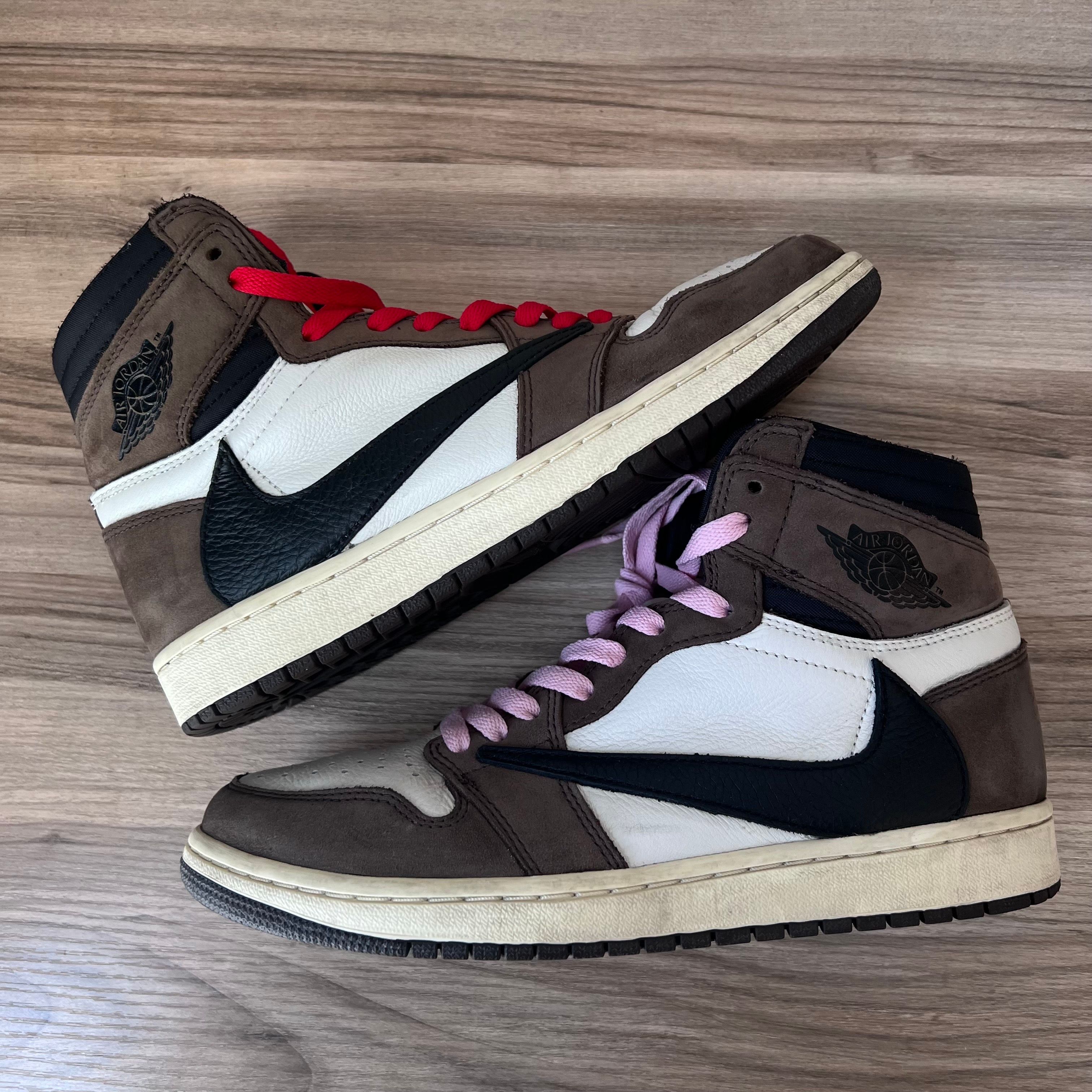 Travis Scott × Nike Air Jordan 1 Retro High OG TS SP "Sail/Dark Mocha"