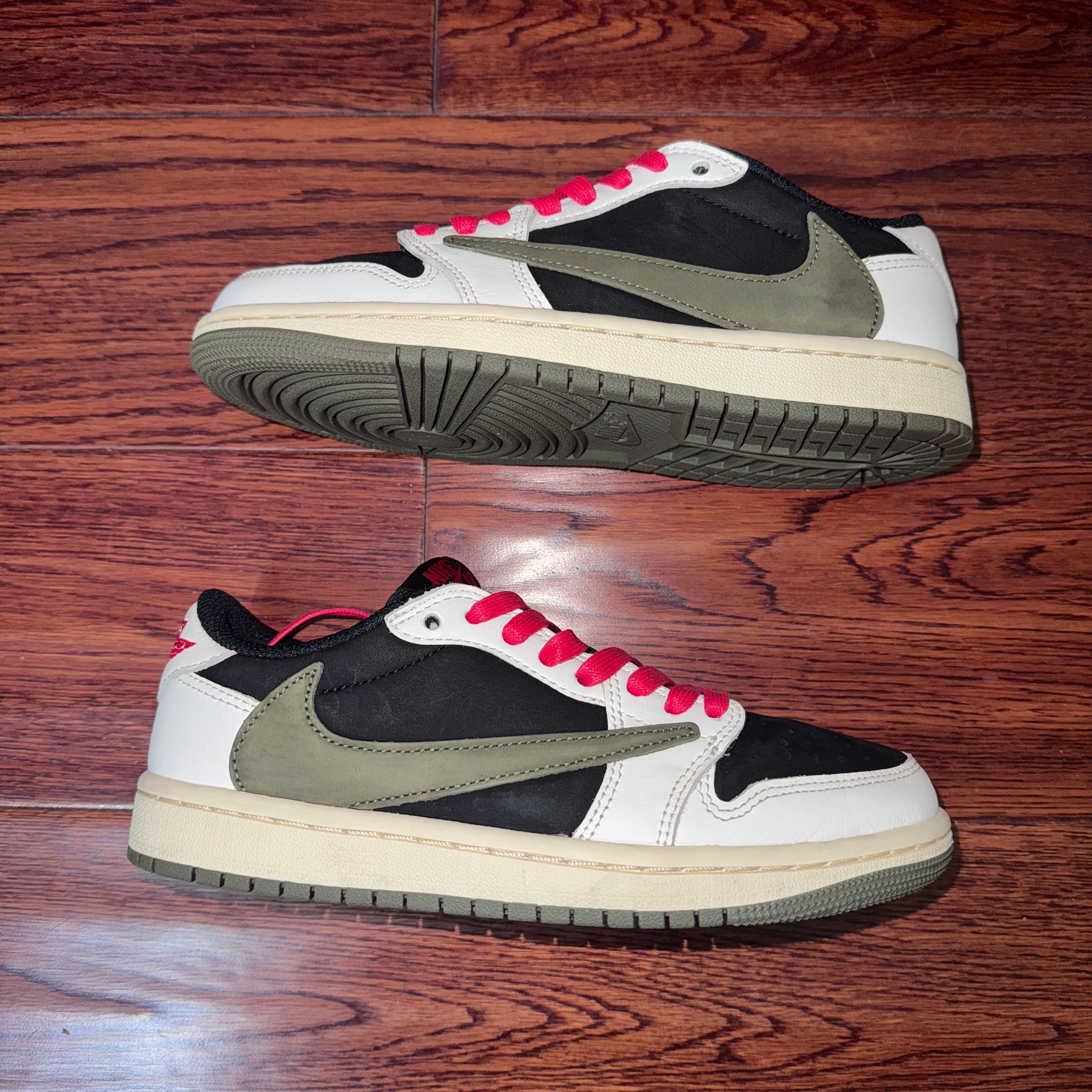 Travis Scott × Nike Women's Air Jordan 1 Low OG "Medium Olive"