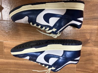 Nike Women's Dunk Low PRM "Midnight Navy and White"