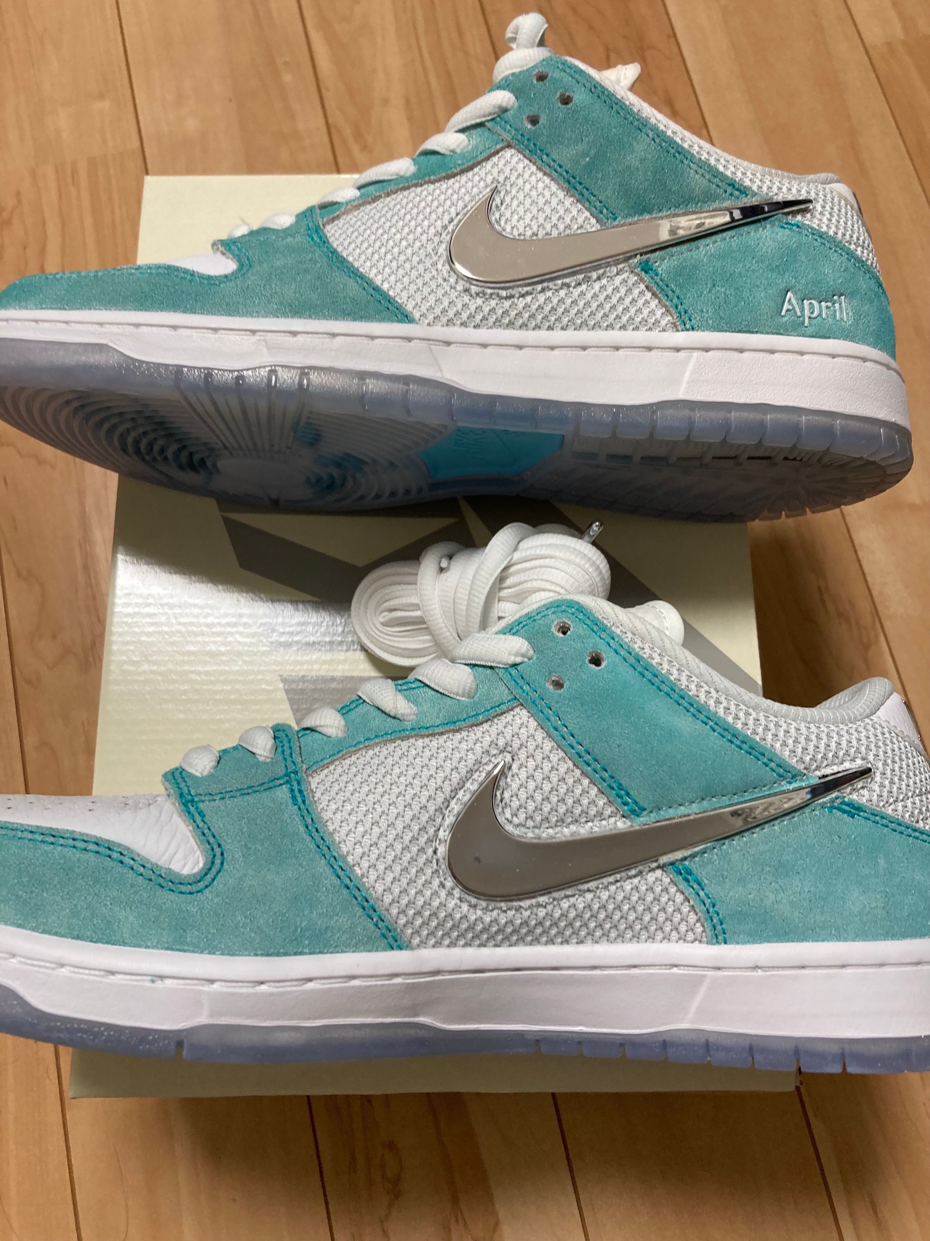 APRIL SKATEBOARDS × Nike SB Dunk Low Pro QS "White and Multi-Color"