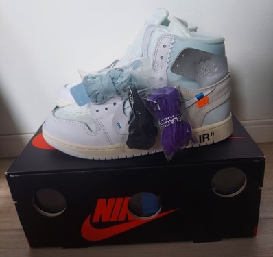 Virgil Abloh Archive (V.A.A.) × Nike Air Jordan 1 Retro High OG "Alaska"