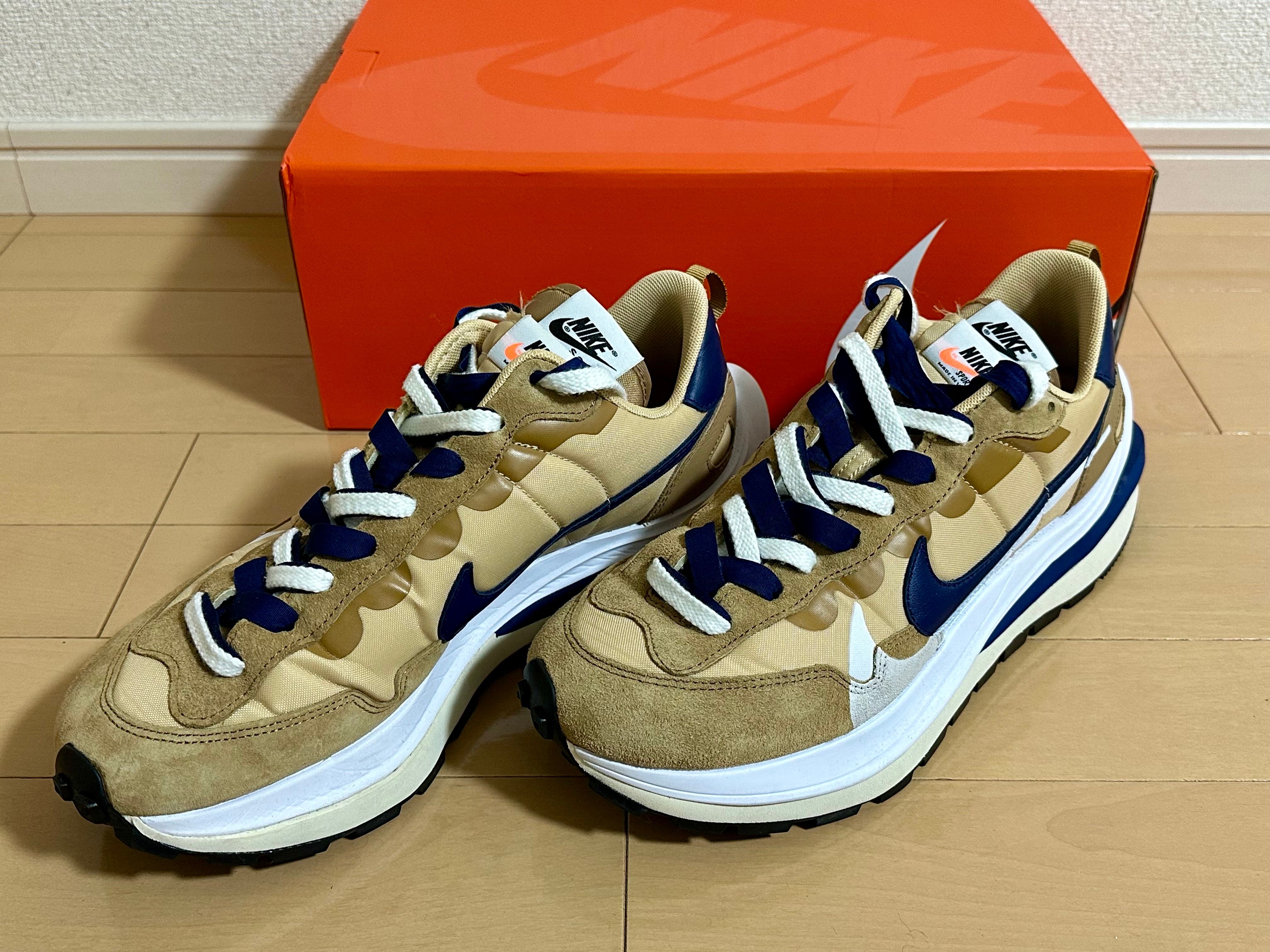 Sacai × Nike Vapor Waffle "Sesame And Blue Void"