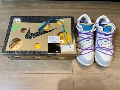 Off-White × Nike Dunk Low "Sail/Neutral Gray"