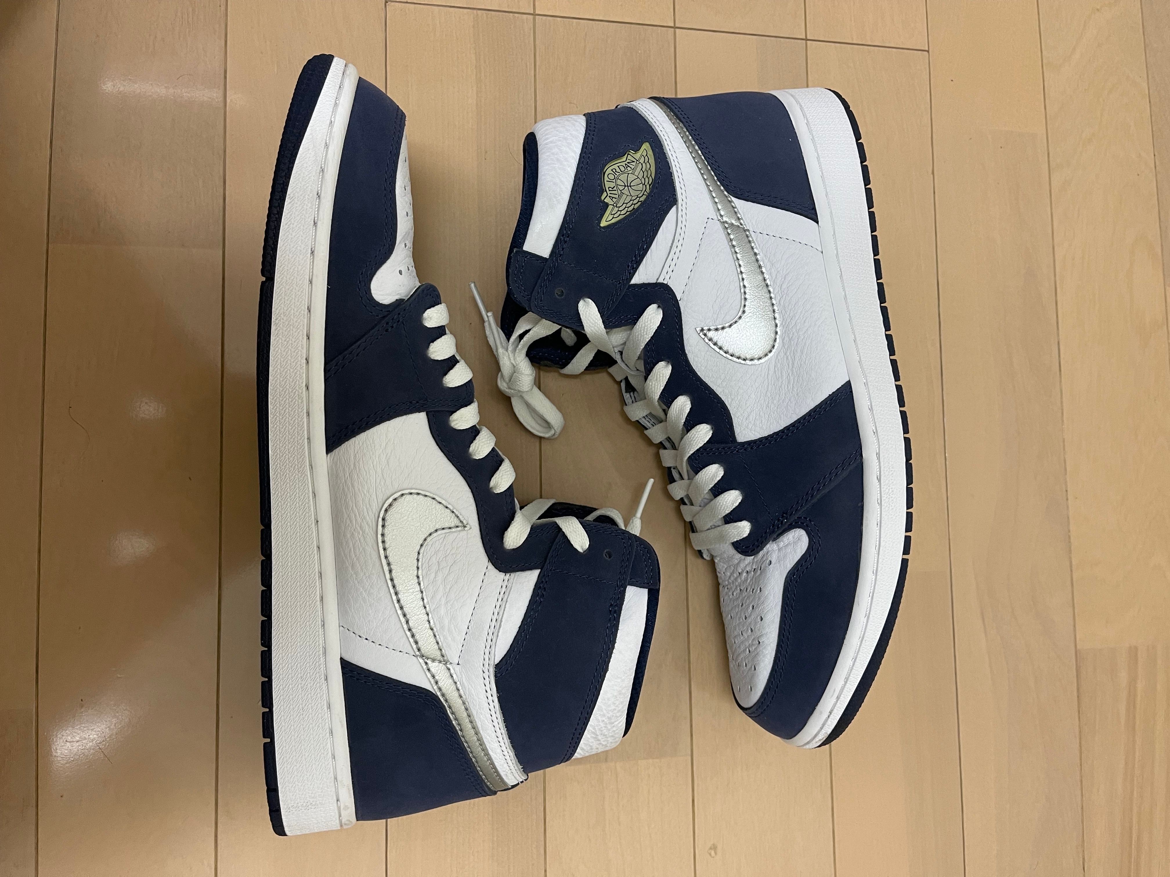 Nike Air Jordan 1 High OG CO.JP "White/Midnight Navy" (2020)(ブリーフケースなし)