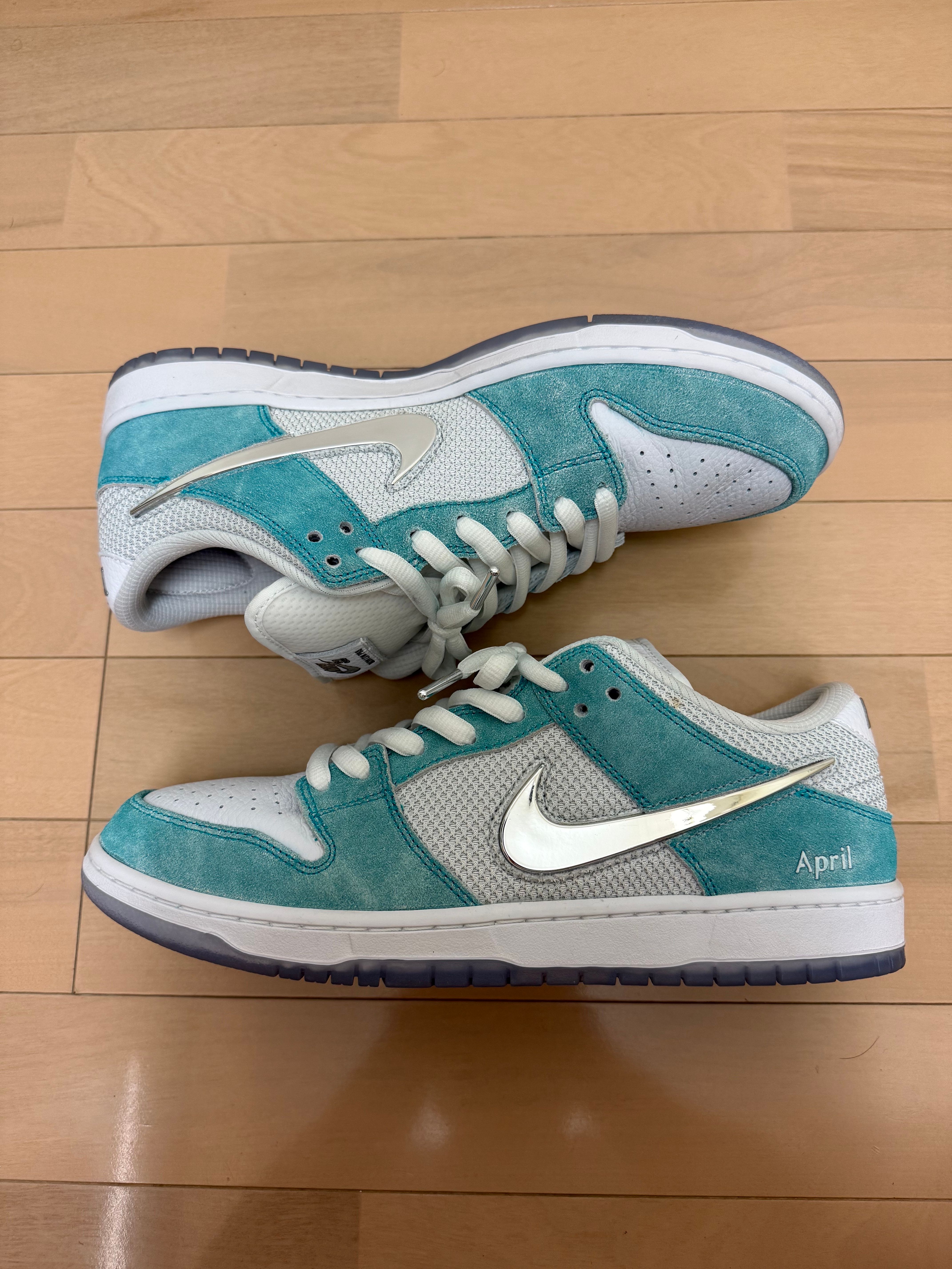 APRIL SKATEBOARDS × Nike SB Dunk Low Pro QS "White and Multi-Color"