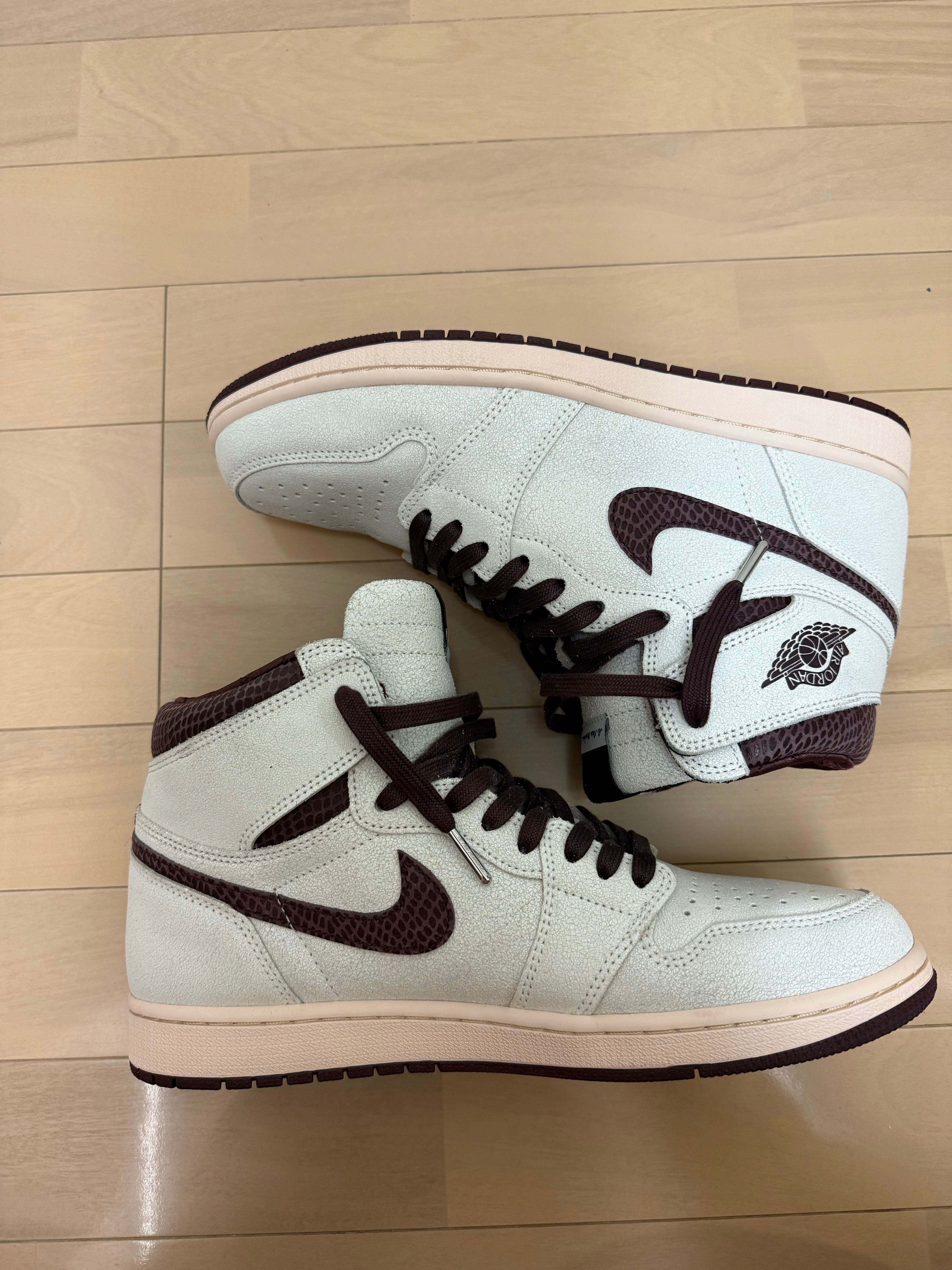 A Ma Maniere × Nike Air Jordan 1 Retro High OG "Sail and Burgundy"