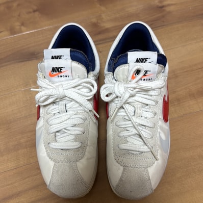 sacai × Nike Zoom Cortez "White and University Red"