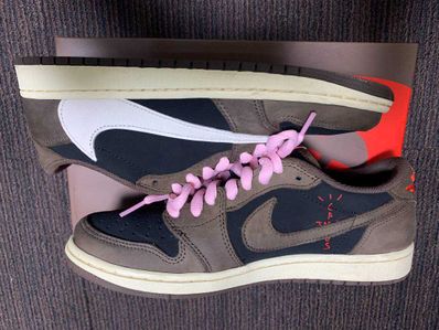 Travis Scott × Nike Air Jordan 1 Low OG SP-T "Black/Dark Mocha"