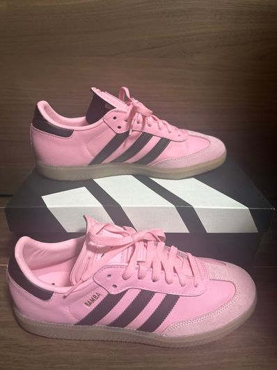Inter Miami CF × adidas Samba Messi "Light Pink/Core Black/Gum"