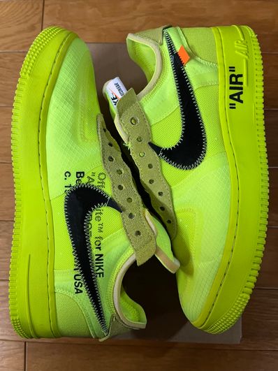 Off-White × Nike Air Force 1 Low "Volt"