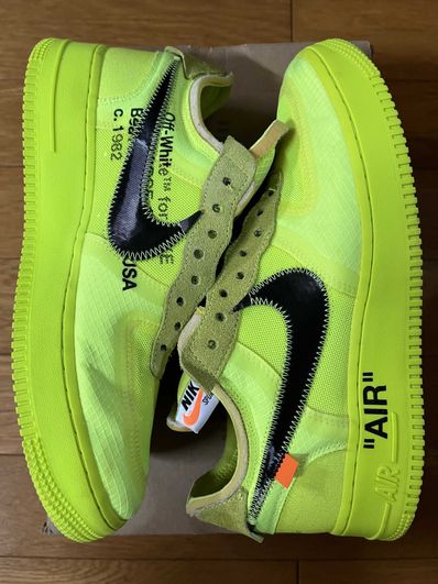 Off-White × Nike Air Force 1 Low "Volt"