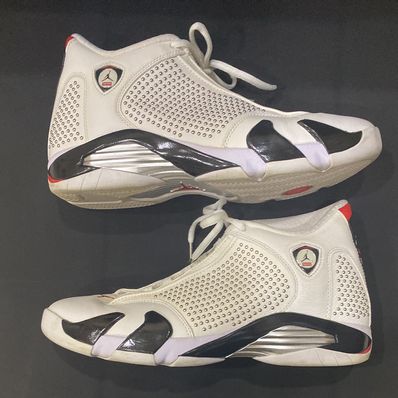 Supreme × Nike Air Jordan 14 Retro "White/University Red"