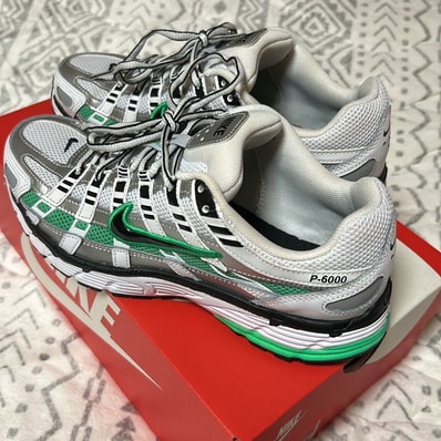 Nike P-6000 "White/Metallic Silver/Spring Green/Black"