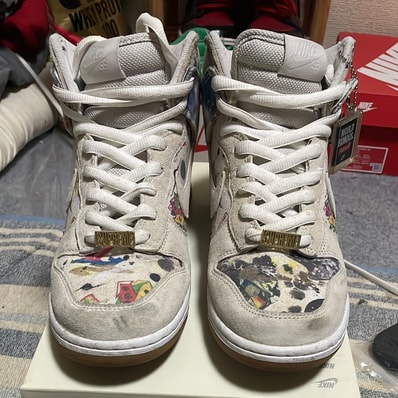 Supreme × Nike SB Dunk High "Rammellzee"