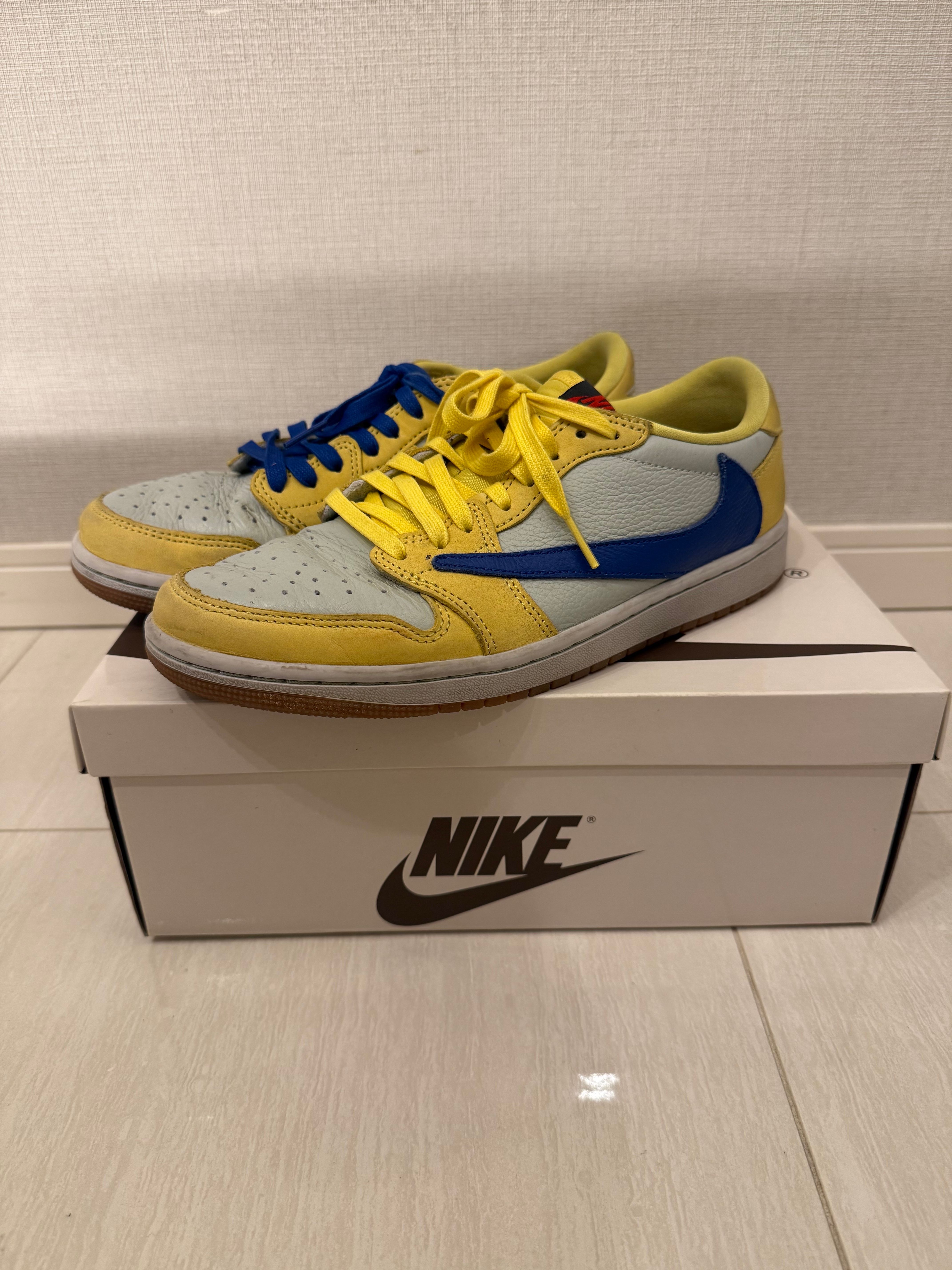 Travis Scott × Nike Women's Air Jordan 1 Retro Low OG "Canary"