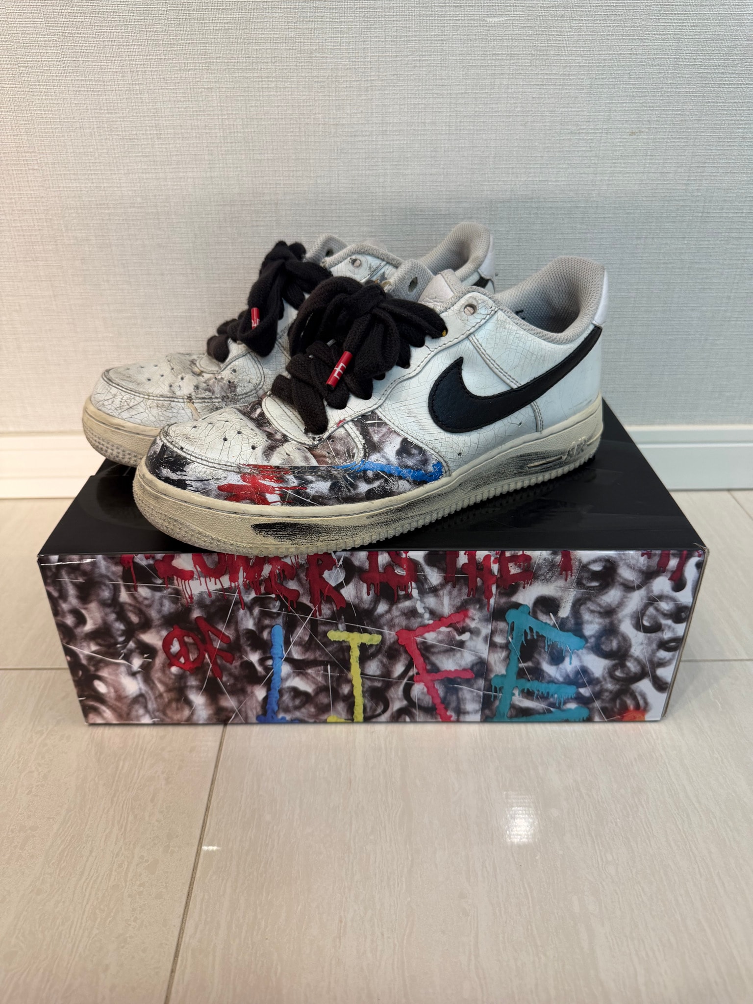 PEACEMINUSONE × Nike Air Force 1 Low "Para-noise/White/Black" / G-DRAGON