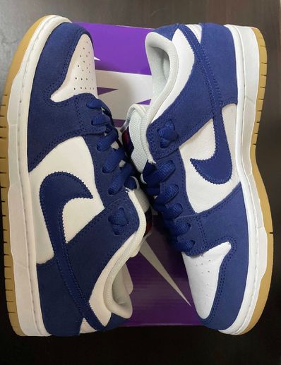 Nike SB Dunk Low "Los Angeles Dodgers/Deep Royal Blue"